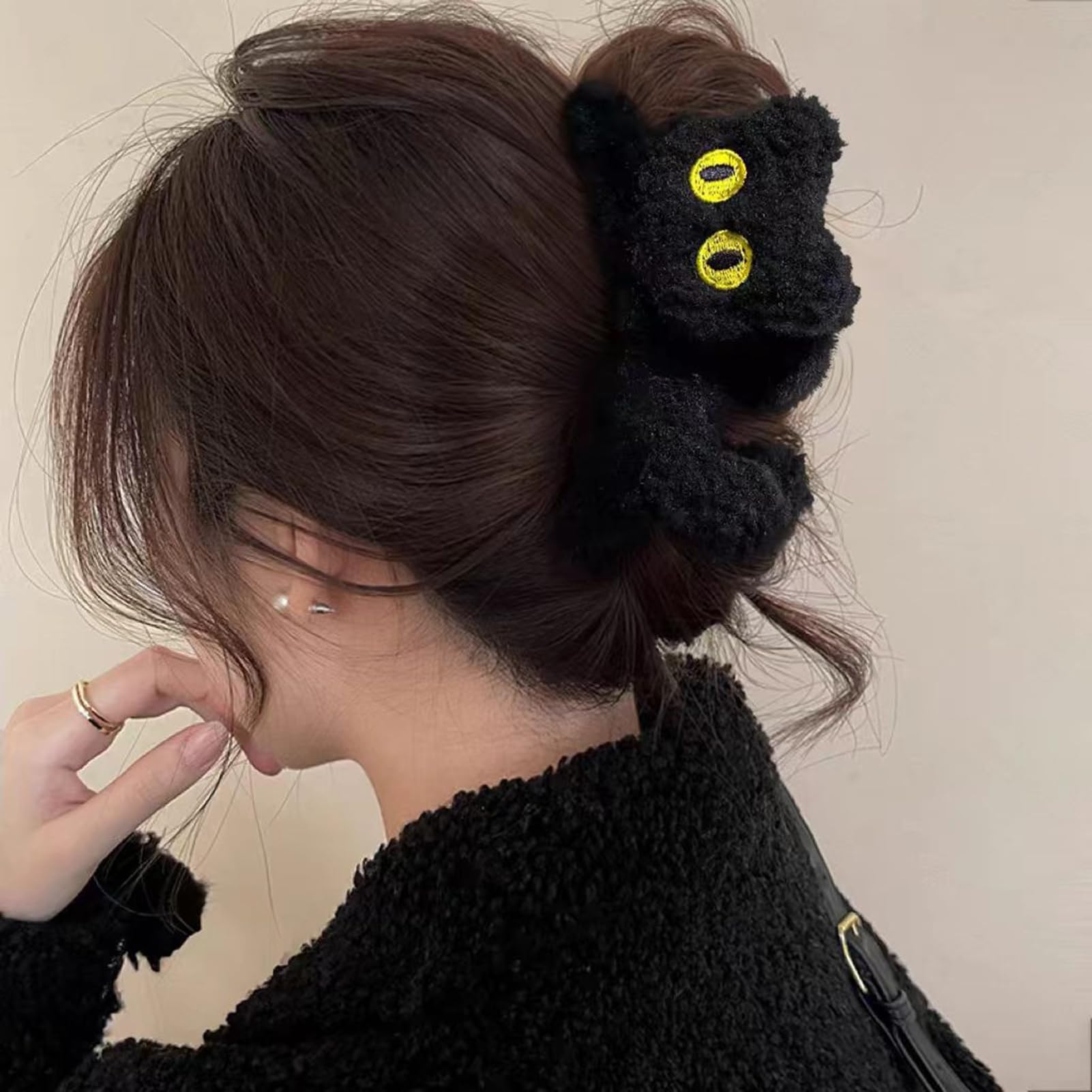 Amazon.co.jp: XUQEAYWD ぬいぐるみ ヘアクリップふわふわ ヘア